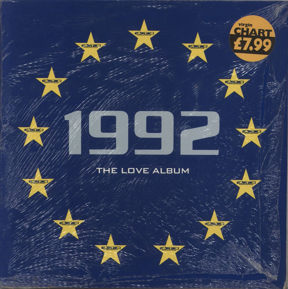 Carter USM 1992 - The Love Album - Shrink UK vinyl LP album (LP record) CHR1946