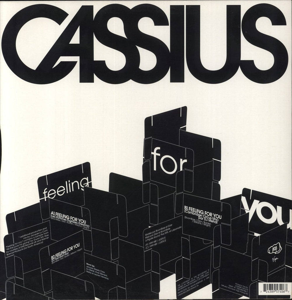 Cassius Feeling For You French 12" vinyl single (12 inch record / Maxi-single) 724389574067