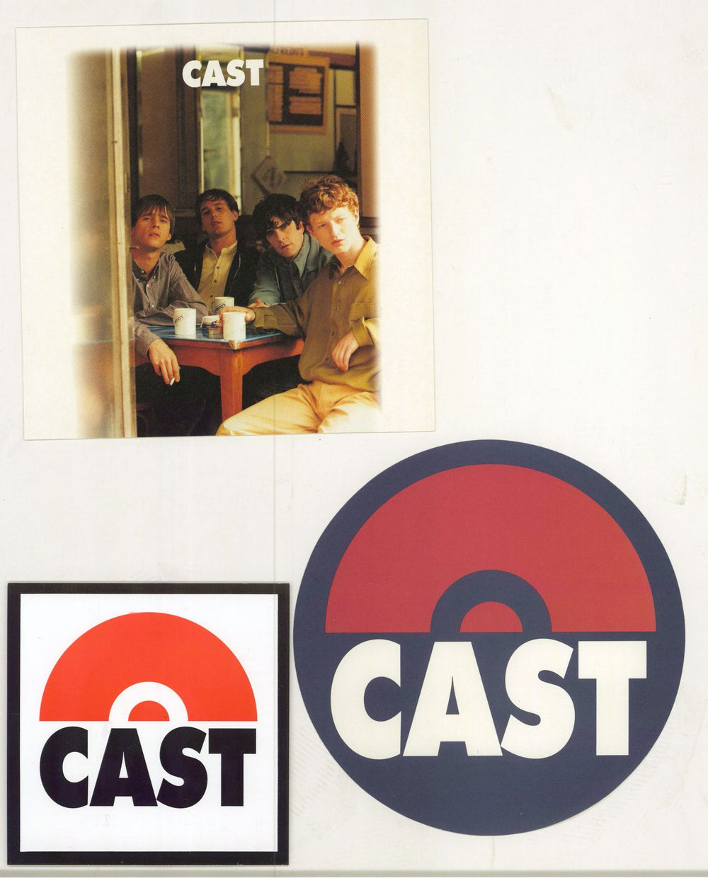 Cast Alright - Blue Vinyl - Complete UK 7" vinyl single (7 inch record / 45)