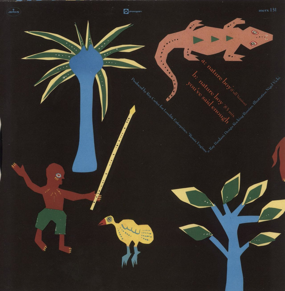 Central Line Nature Boy UK 12" vinyl single (12 inch record / Maxi-single)