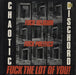 Chaotic Dischord Fuck Religion, Fuck Politics, Fuck The Lot Of You! UK vinyl LP album (LP record) CITY004