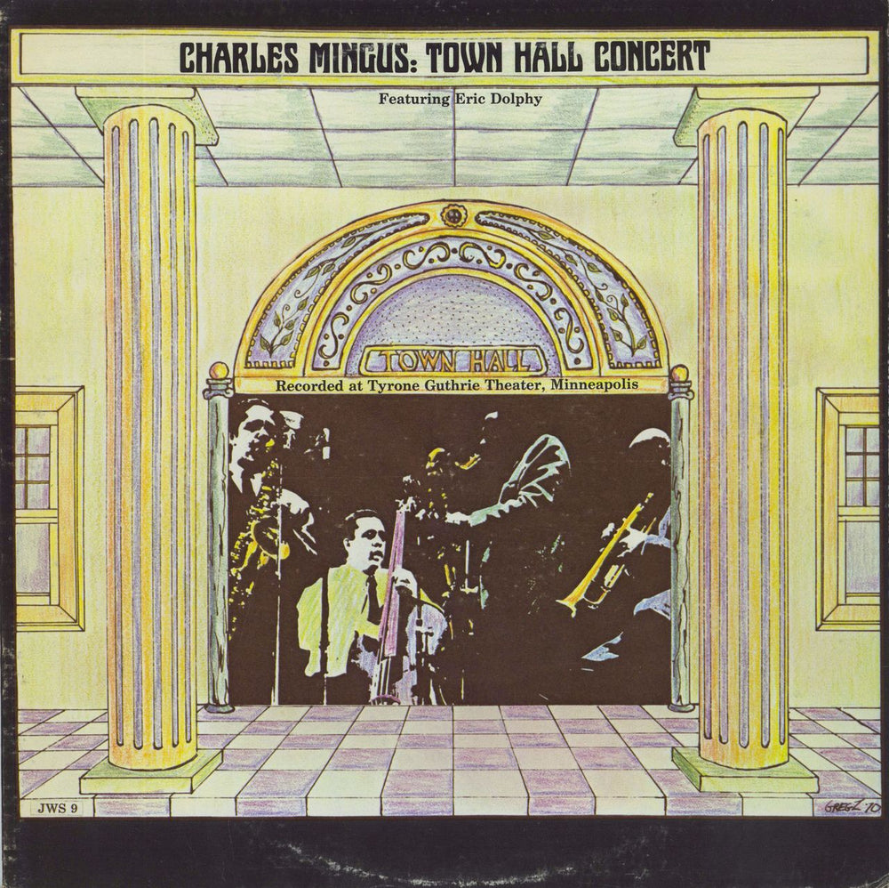 Charles Mingus Town Hall Concert Canadian vinyl LP album (LP record) JWS9