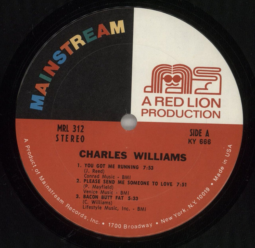 Charles Williams Charles Williams US vinyl LP album (LP record) 7KALPCH878792