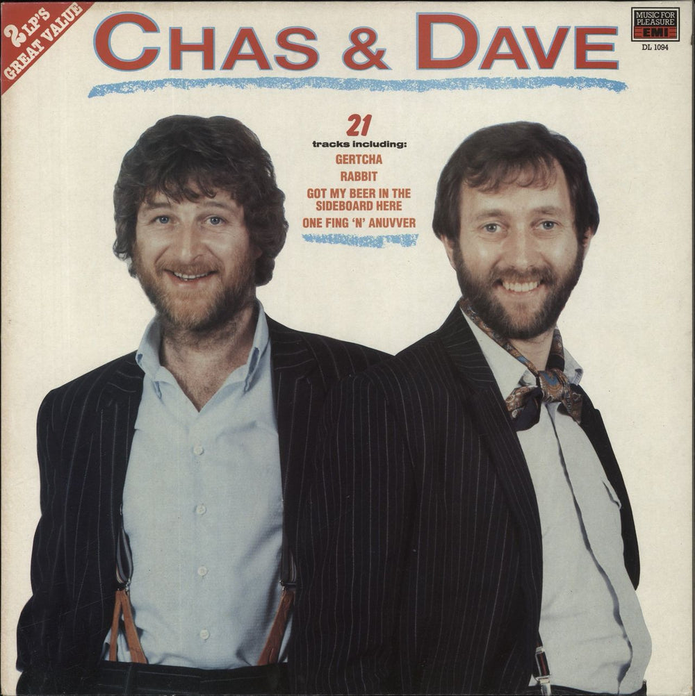 Chas & Dave Chas & Dave UK 2-LP vinyl record set (Double LP Album) DL1094