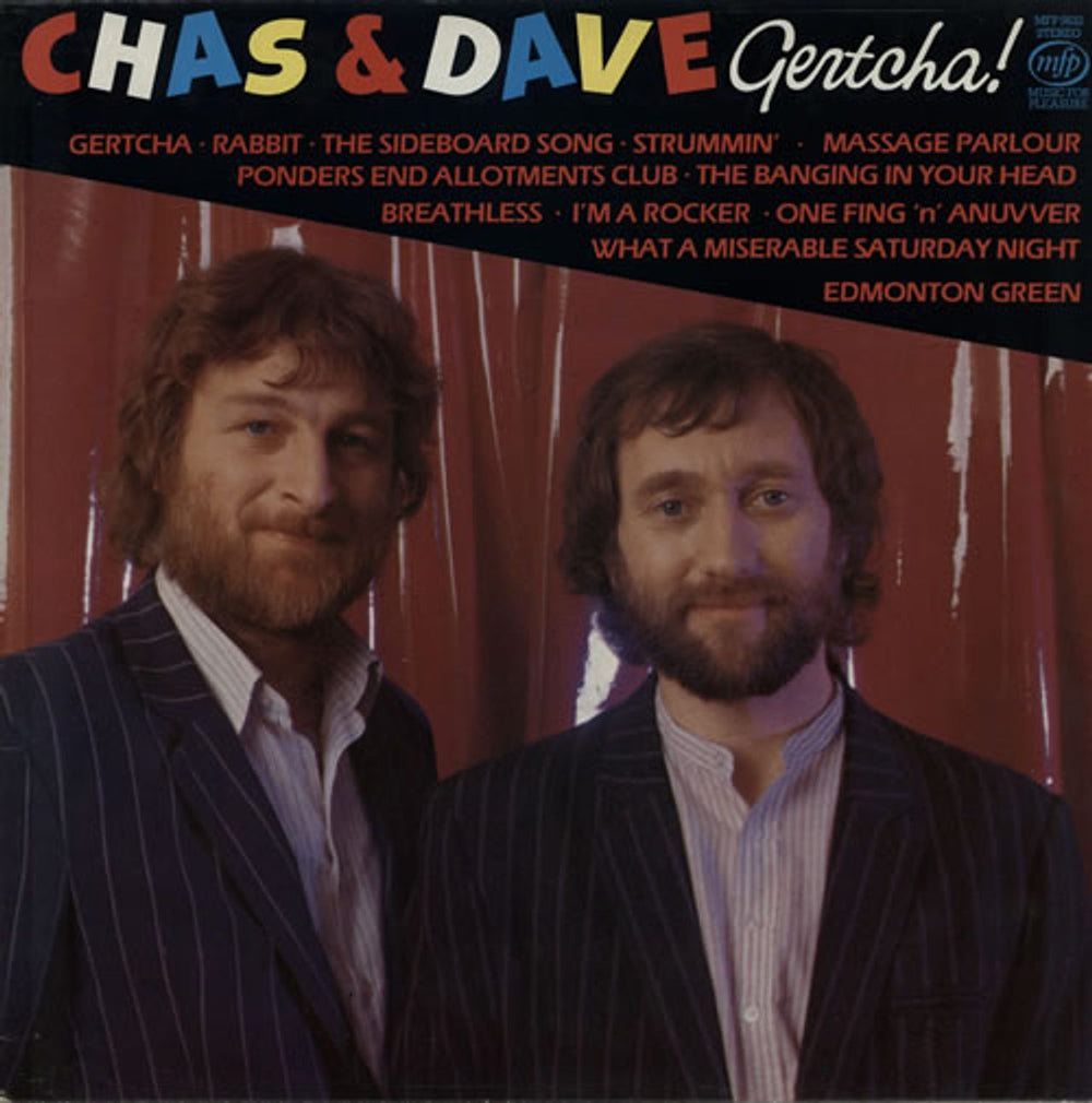 Chas & Dave Gertcha UK vinyl LP album (LP record) MFP5632