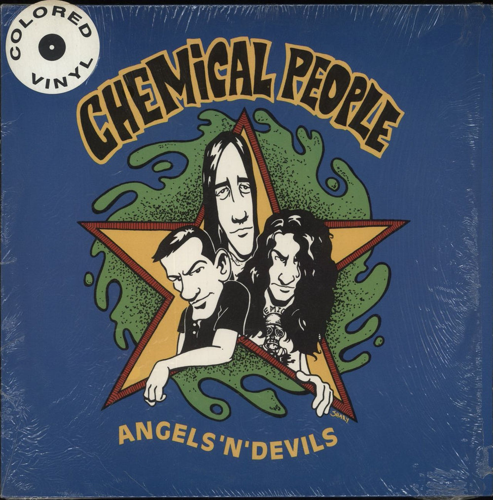 Chemical Brothers Angels 'N' Devils - Green Vinyl US 10" vinyl single (10 inch record) CRZ019
