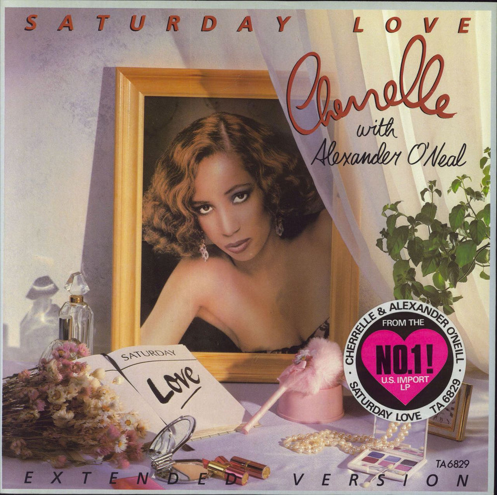 Cherrelle Saturday Love + Hype Stickered Picture Sleeve UK 12" vinyl single (12 inch record / Maxi-single) TA6829