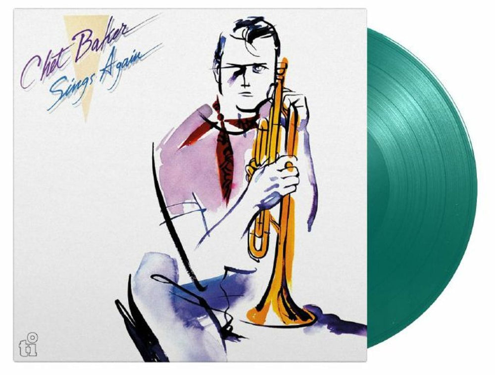 Chet Baker Sings Again - Aquamarine Coloured Vinyl 180 Gram UK vinyl LP album (LP record) MOVLP3119