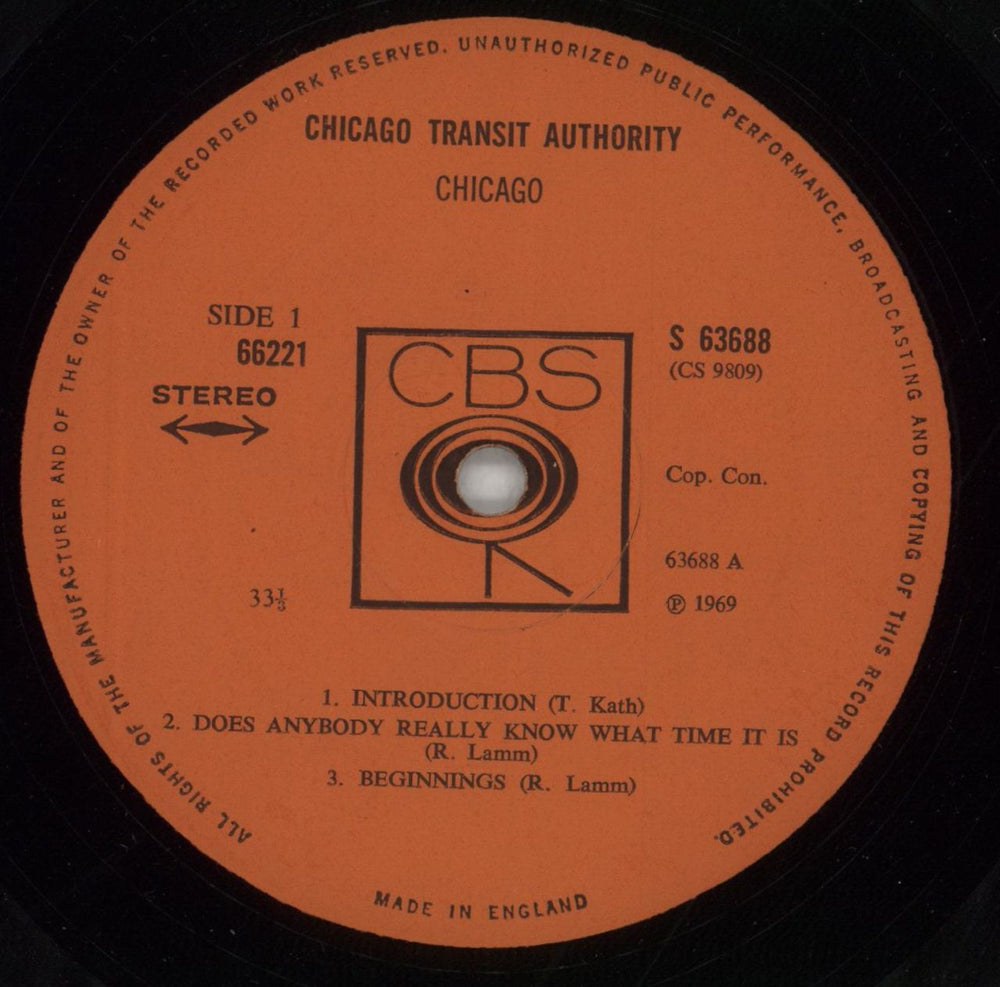 Chicago Chicago Transit Authority - 1st - EX UK 2-LP vinyl record set (Double LP Album) CCG2LCH700444