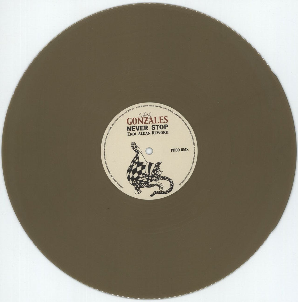 Chilly Gonzales Never Stop [Erol Alkan Rework] UK vinyl LP album (LP record) PH09RMX