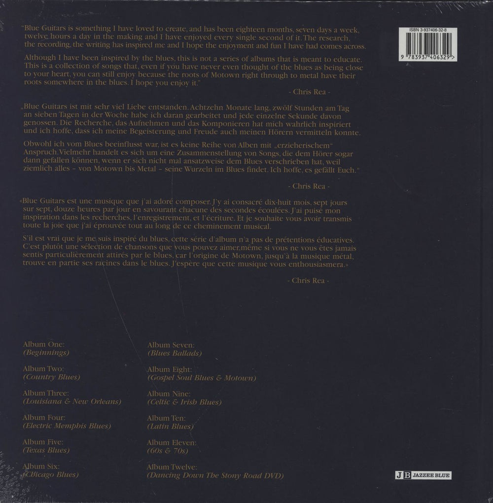 Chris Rea Blue Guitars - sealed UK CD Single Box Set