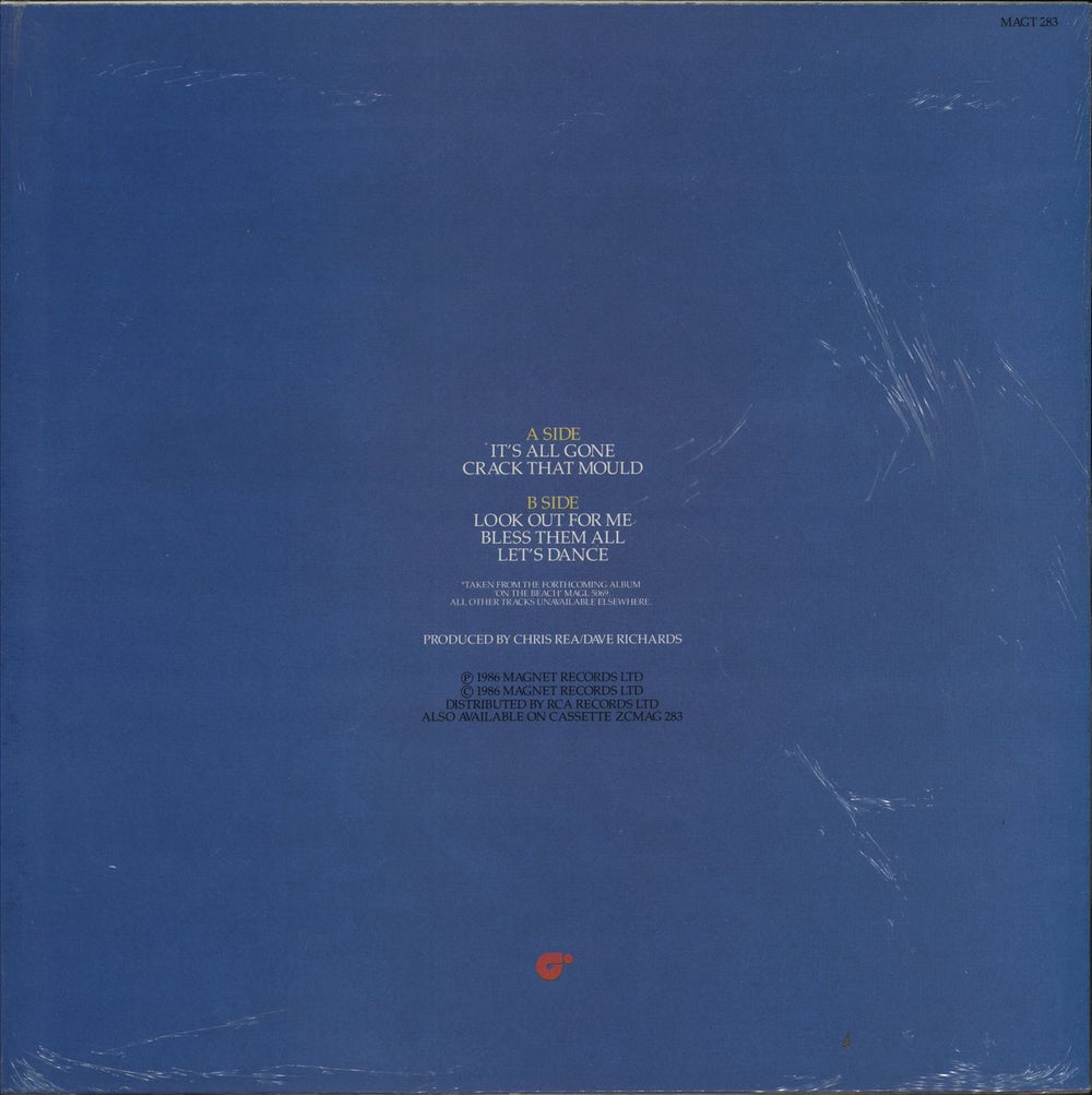 Chris Rea It's All Gone - Shrink UK vinyl LP album (LP record)