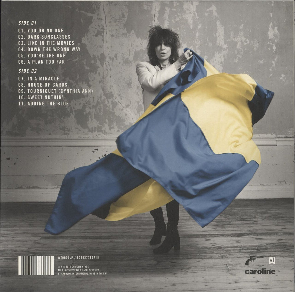 Chrissie Hynde Stockholm - White Vinyl UK vinyl LP album (LP record) 602537786718