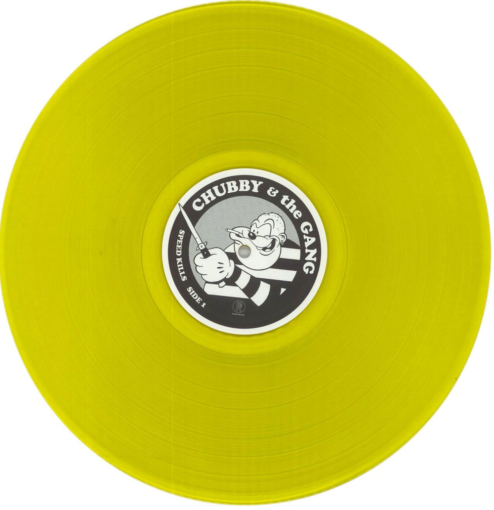 Chubby And The Gang Speed Kills - Yellow Vinyl UK vinyl LP album (LP record) 51WLPSP858641
