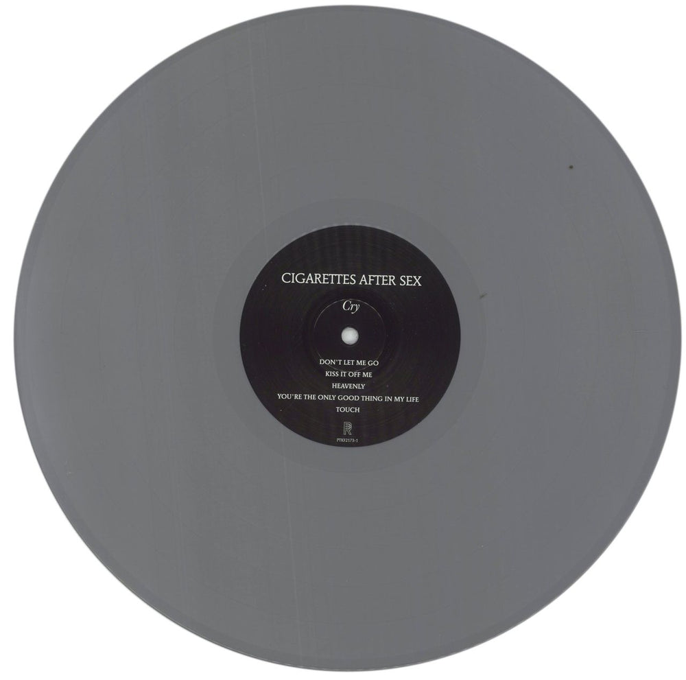 Cigarettes After Sex Cry - Grey Vinyl - Autographed UK vinyl LP album (LP record) 4UHLPCR856686