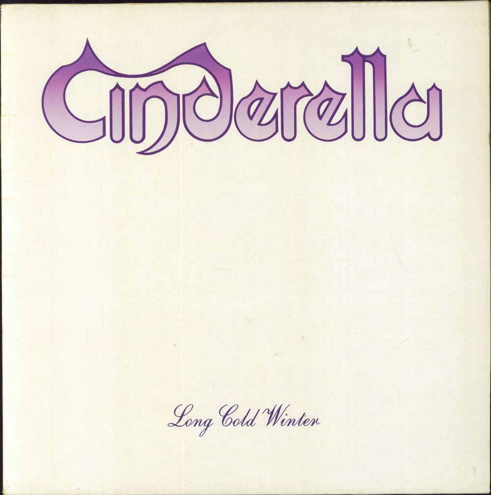 Cinderella Long Cold Winter - EX UK vinyl LP album (LP record) VERH59