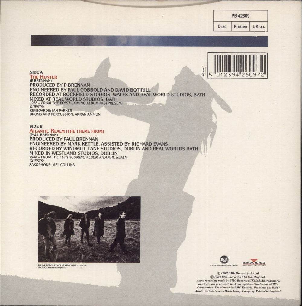 Clannad The Hunter UK 7" vinyl single (7 inch record / 45) 5012394260972