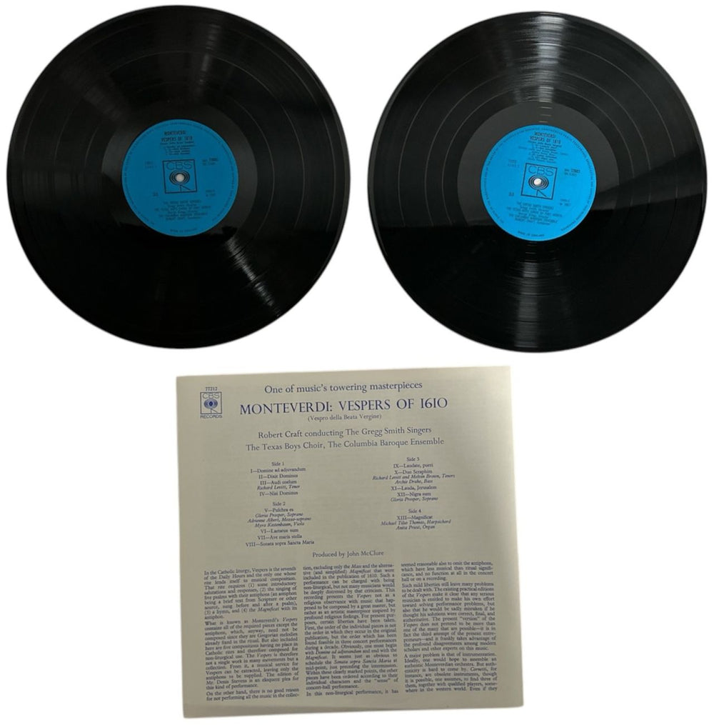 Claudio Monteverdi Monteverdi: Vespers Of 1610 (Vespro Della Beata Vergine) UK Vinyl Box Set M88VXMO857583