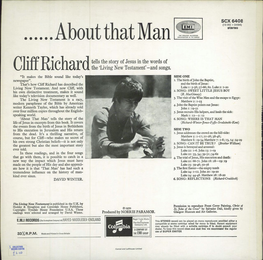 Cliff Richard ...About That Man UK vinyl LP album (LP record)