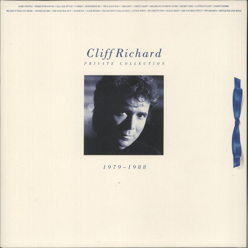 Cliff Richard Private Collection + Merch Insert UK 2-LP vinyl record set (Double LP Album) CRTV30