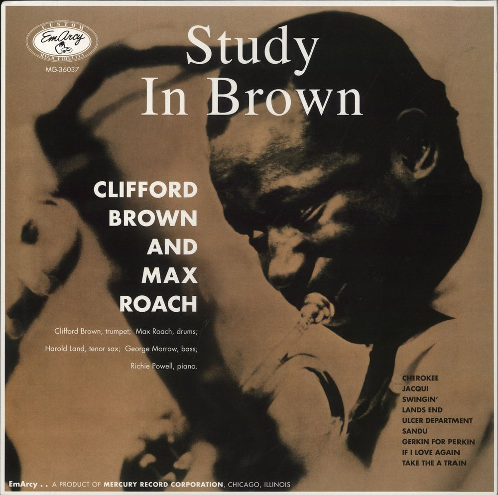 Clifford Brown & Max Roach Study In Brown - 180gm UK vinyl LP album (LP record) MG-36037