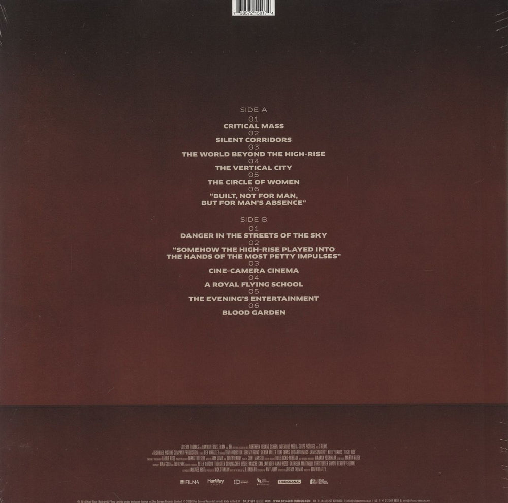 Clint Mansell High-Rise [Original Soundtrack] - Sealed UK vinyl LP album (LP record) 738572150174