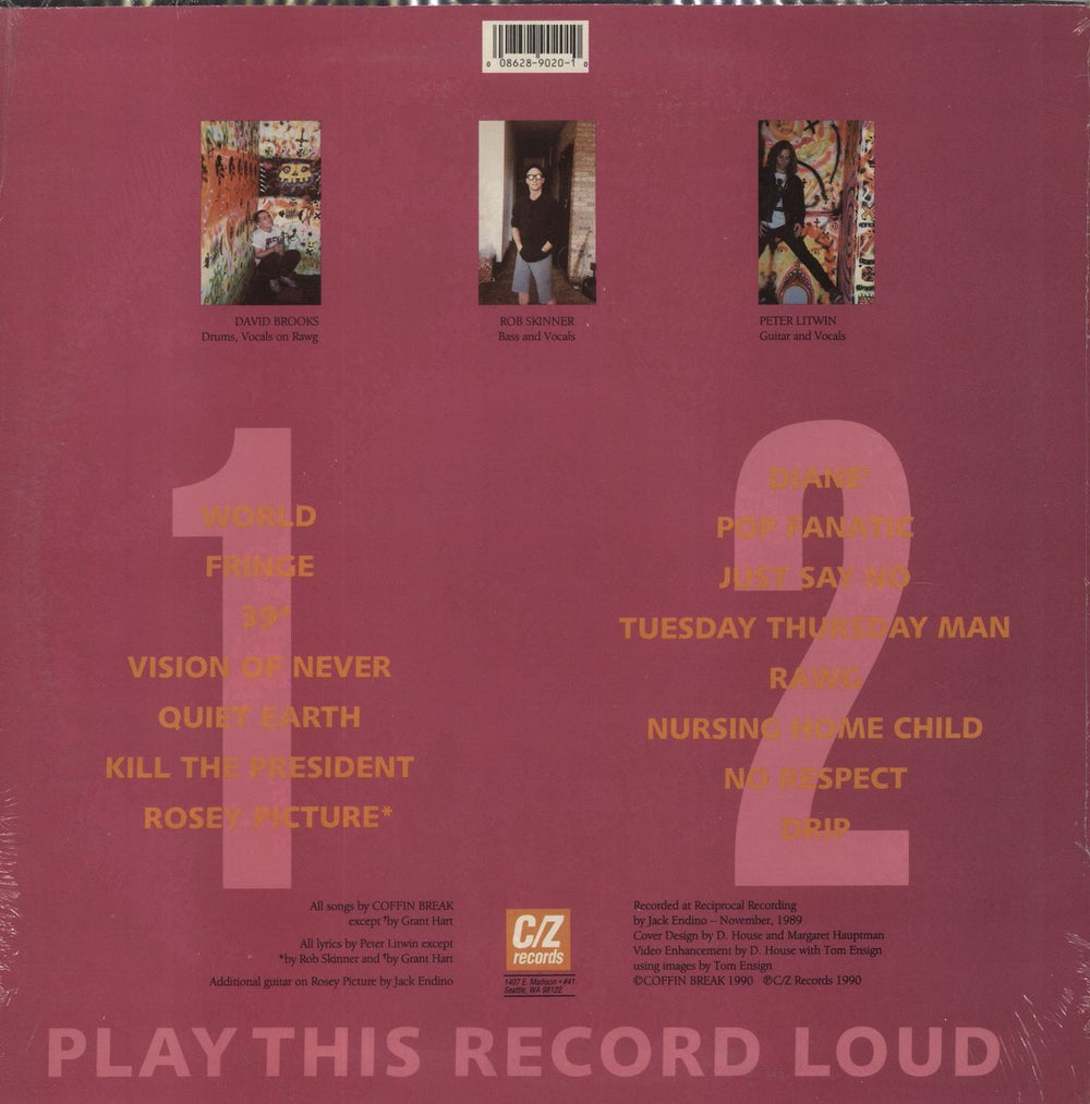 Coffin Break Rupture US vinyl LP album (LP record) 008628902010