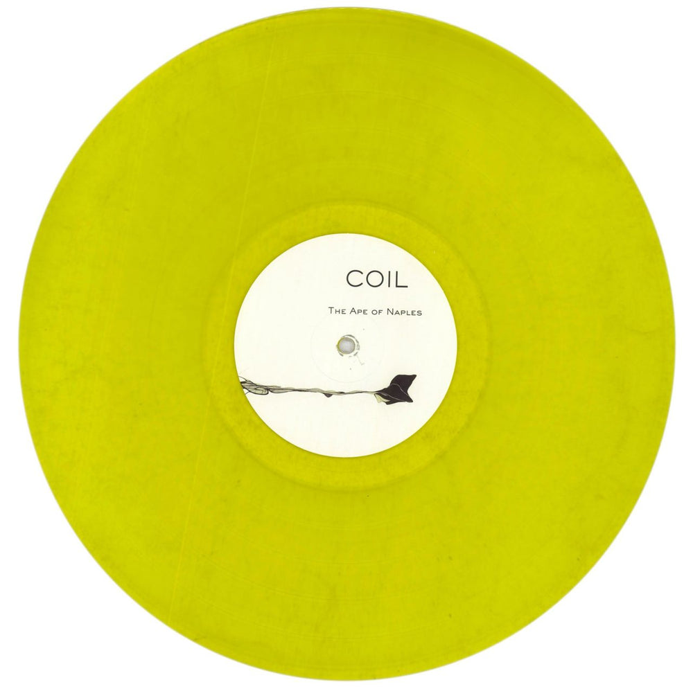 Coil The Ape Of Naples - Yellow Vinyl US 2-LP vinyl record set (Double LP Album) COI2LTH842164