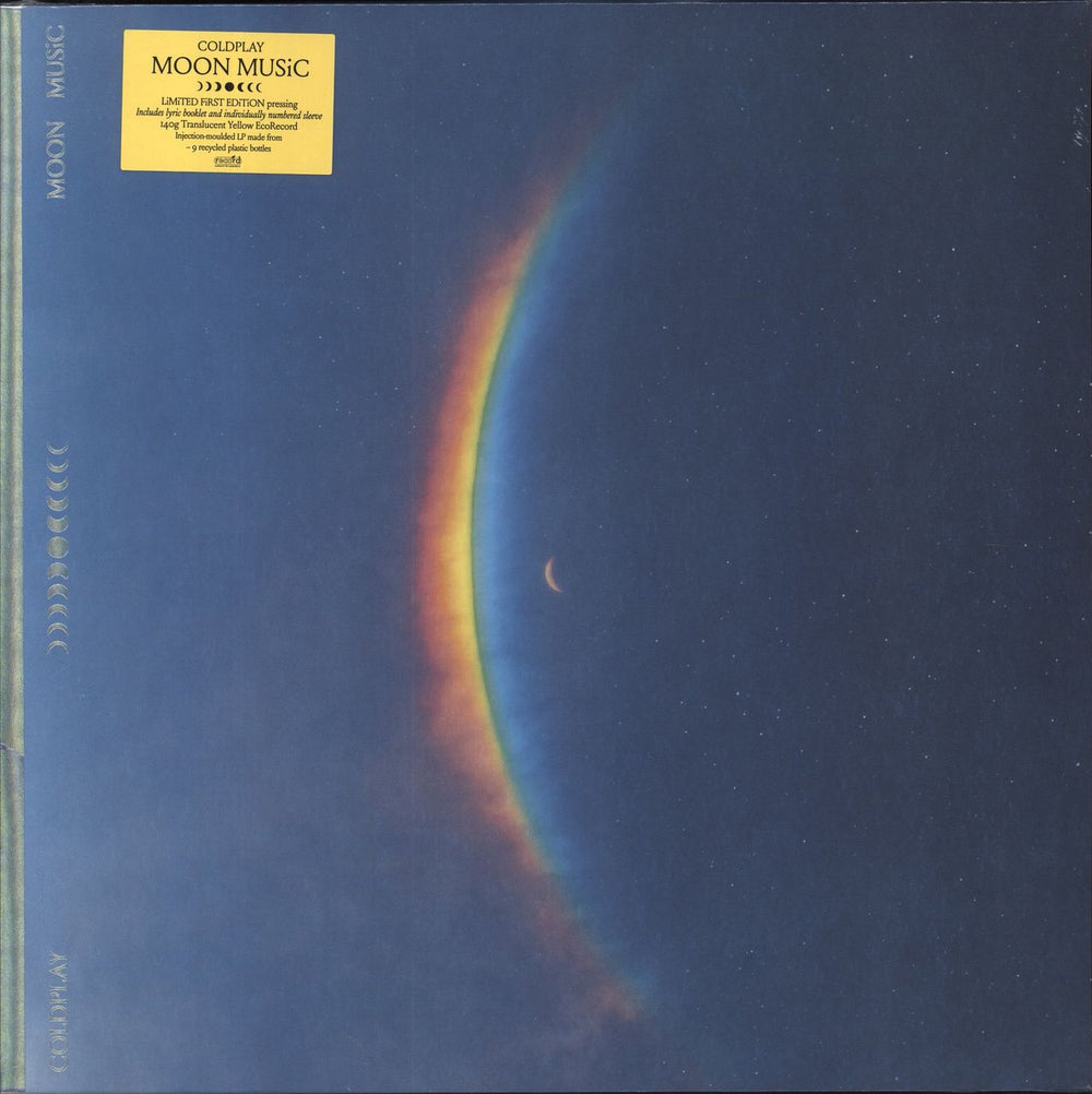 Coldplay Moon Music - 140gm Yellow Translucent Vinyl - Sealed UK vinyl LP album (LP record) 5021732278944