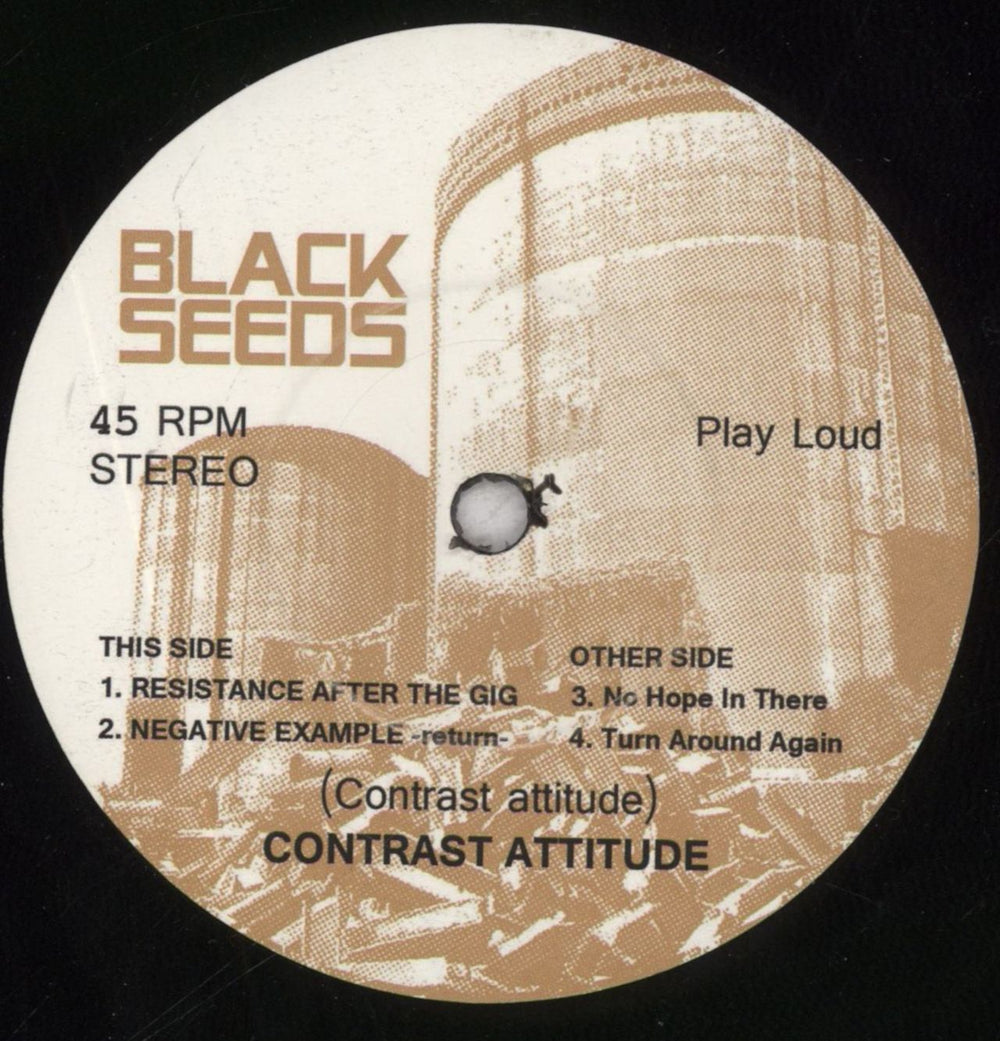 Contrast Attitude Black Or White Malaysia 7" vinyl single (7 inch record / 45) 7PS07BL839972