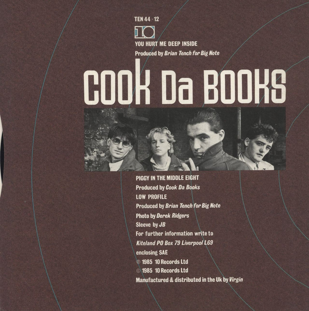 Cook Da Books You Hurt Me Deep Inside UK 12" vinyl single (12 inch record / Maxi-single)