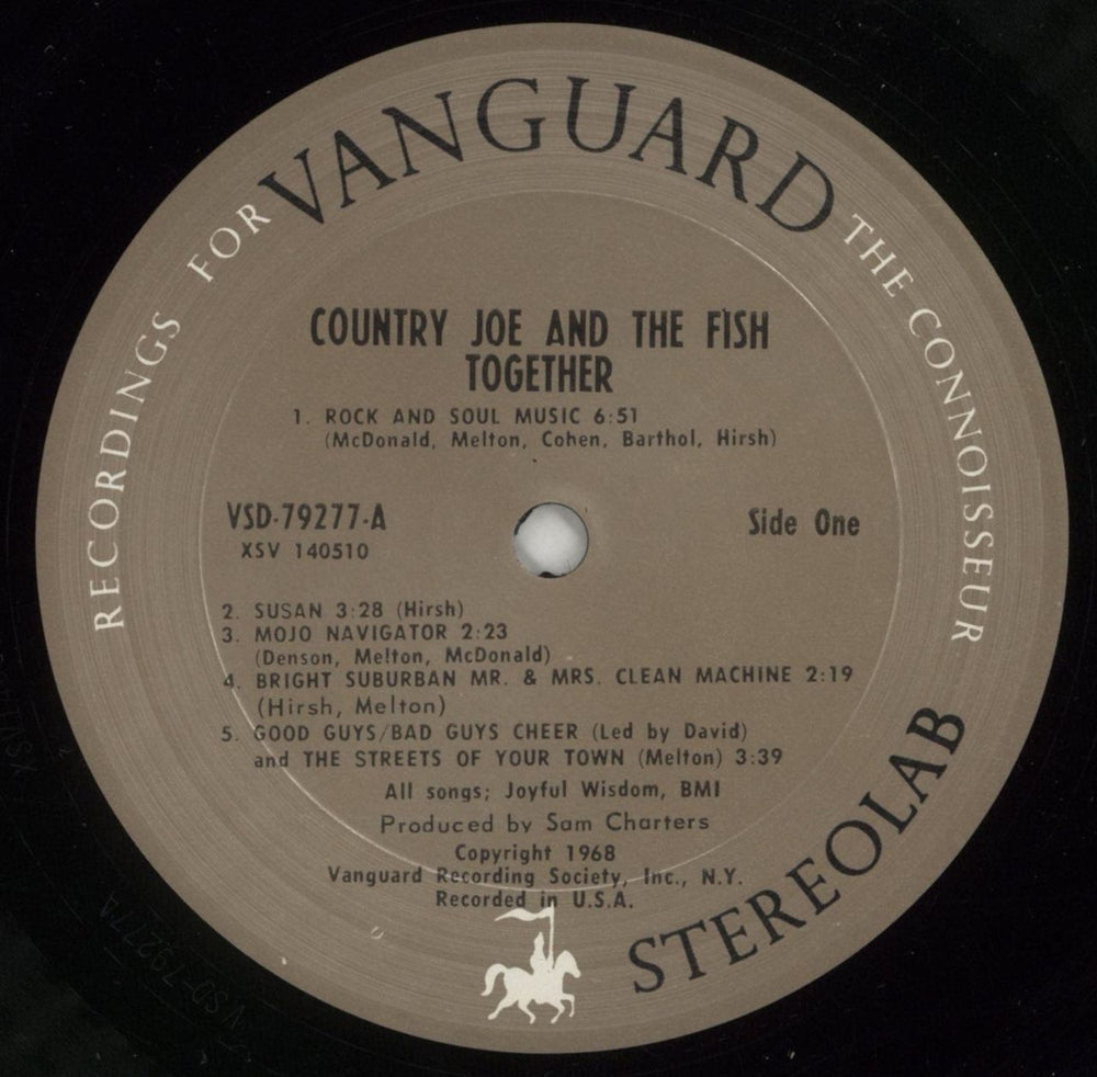 Country Joe & The Fish Together US vinyl LP album (LP record) CJFLPTO266955