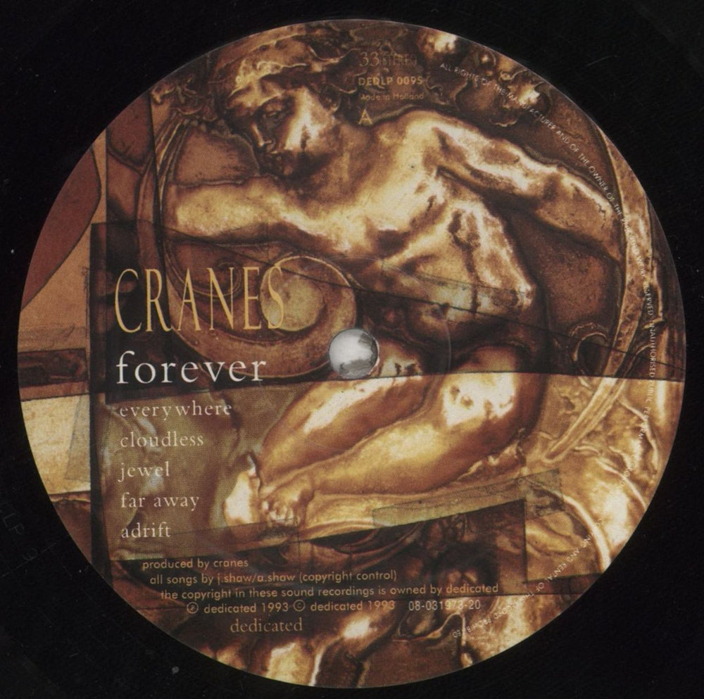 Cranes Forever + Bonus 12" Dutch 2-LP vinyl record set (Double LP Album) TCR2LFO853004