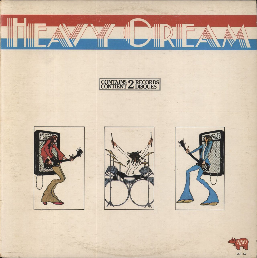Cream Heavy Cream Canadian 2-LP vinyl record set (Double LP Album) 2671-102