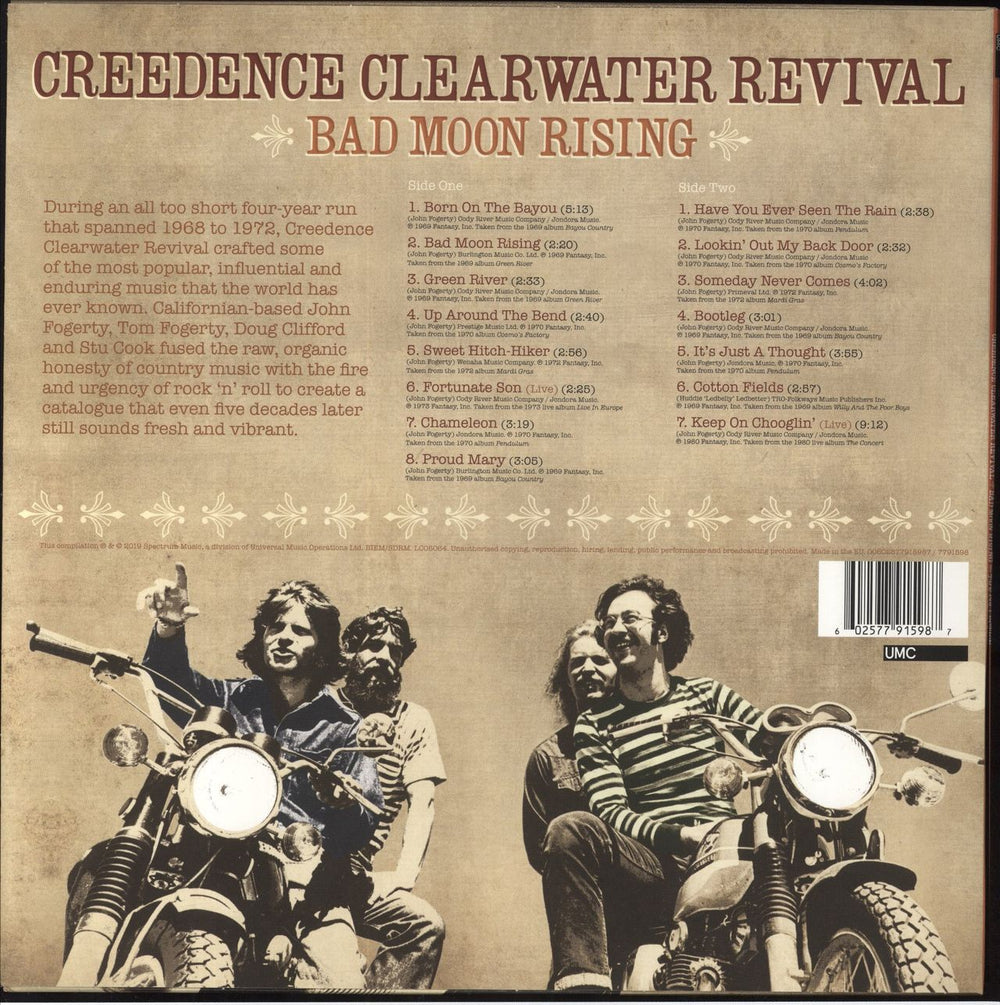 Creedence Clearwater Revival Bad Moon Rising - The Collection UK vinyl LP album (LP record) 602577915987