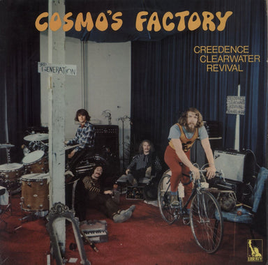 Creedence Clearwater Revival Cosmo's Factory - 1st - Front Laminated Sleeve UK vinyl LP album (LP record) LBS83388