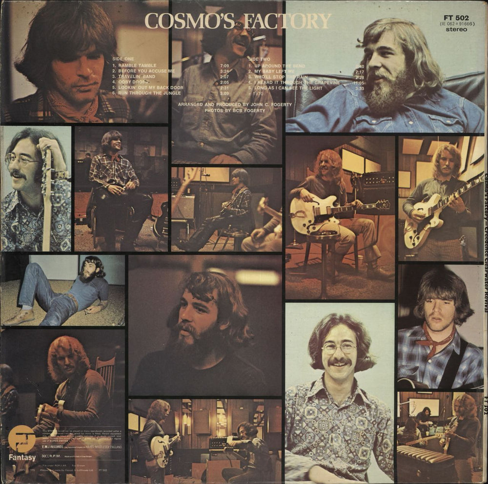 Creedence Clearwater Revival Cosmo's Factory - EX UK vinyl LP album (LP record)