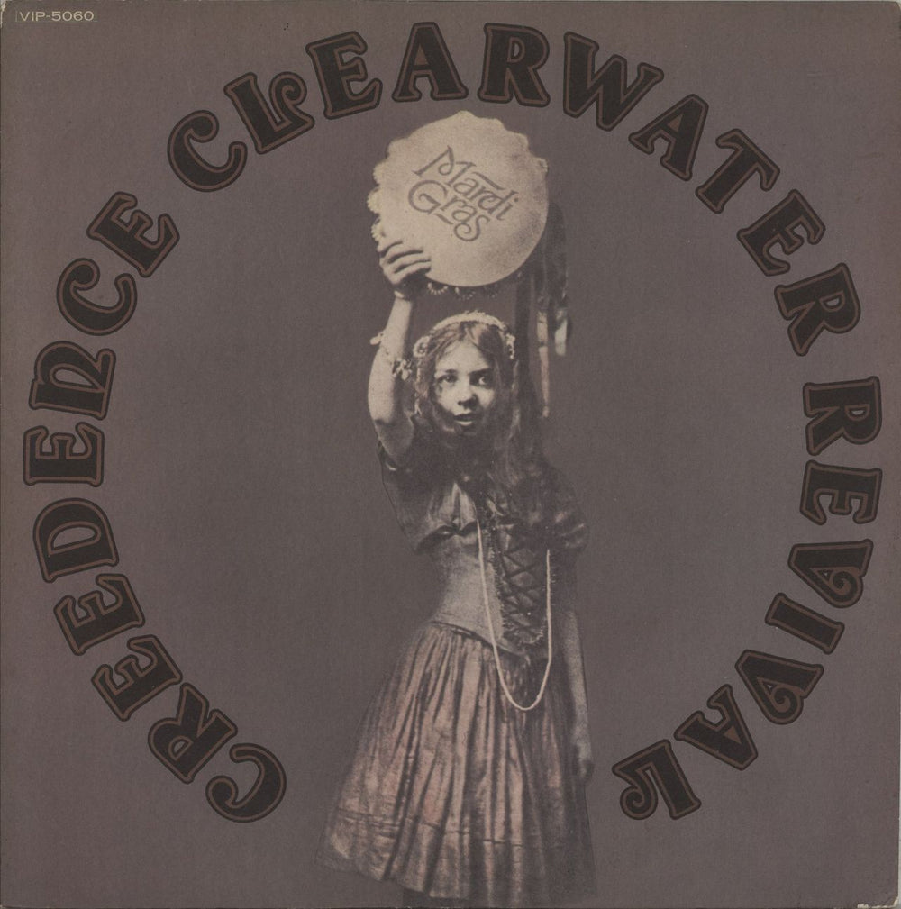 Creedence Clearwater Revival Mardi Gras Japanese vinyl LP album (LP record) VIP-5060