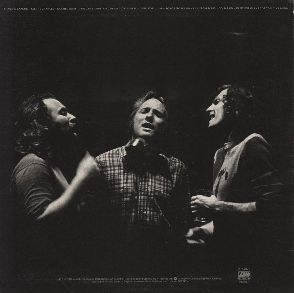 Crosby, Stills & Nash CSN UK vinyl LP album (LP record)