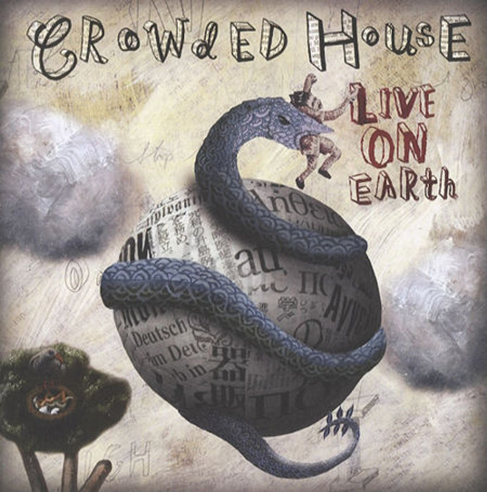 Crowded House Live On Earth Tour Programme UK tour programme TOUR PROGRAMME