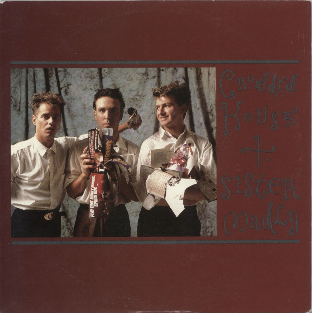 Crowded House Sister Madly Australian 7" vinyl single (7 inch record / 45) CP2206