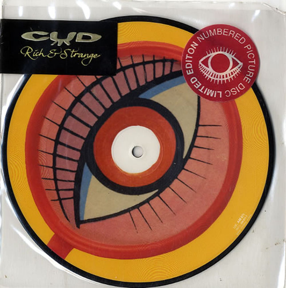 Cud Rich & Strange UK 7" vinyl picture disc (7 inch picture disc single) AM871