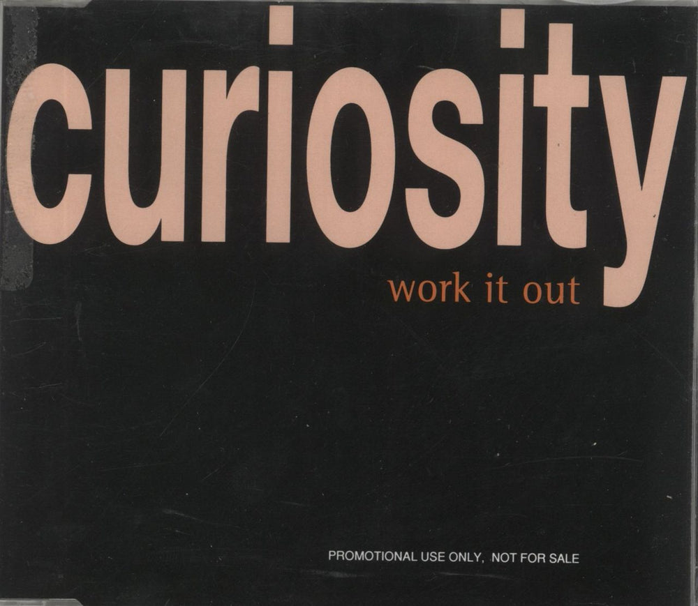 Curiosity Killed The Cat Work It Out UK Promo CD single (CD5 / 5") WORK2