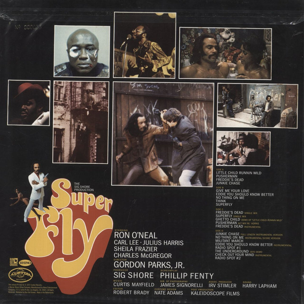 Curtis Mayfield Super Fly (The Original Motion Picture Soundtrack) US 2-LP vinyl record set (Double LP Album) 081227881511