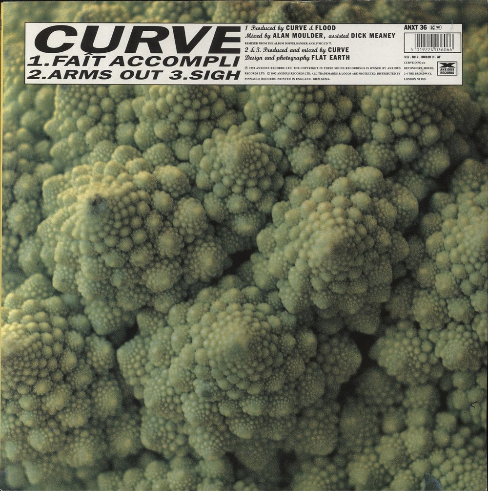 Curve Fait Accompli UK 12" vinyl single (12 inch record / Maxi-single) ANXT36