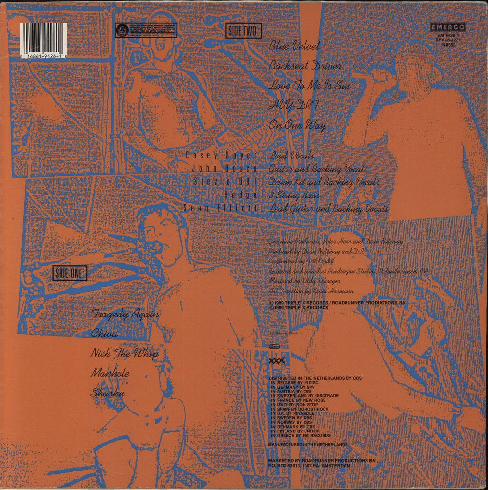 D.I. Tragedy Again UK vinyl LP album (LP record) 016861942618