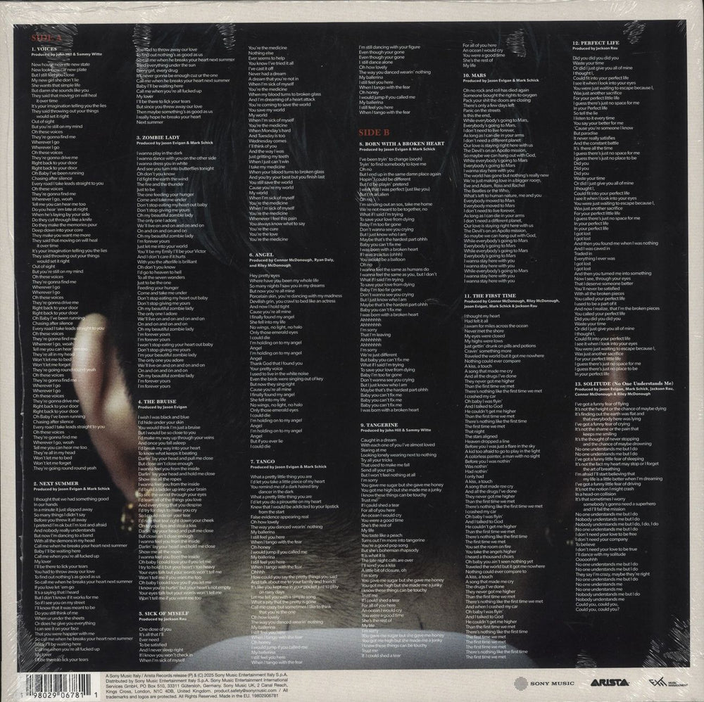 Damiano David Funny Little Fears - Pink Vinyl + Autographed Insert - Sealed UK vinyl LP album (LP record) 198029067811