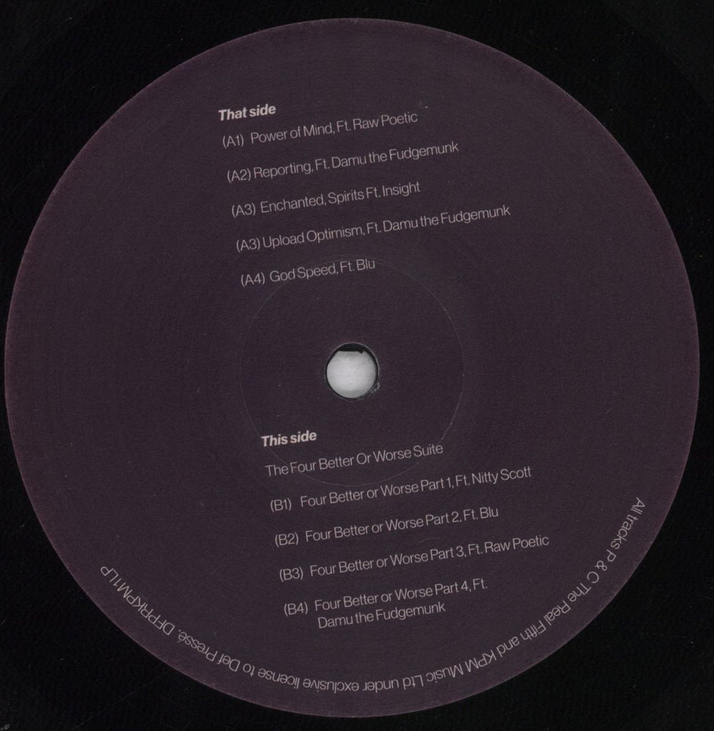 Damu The Fudgemunk Conversation Peace UK vinyl LP album (LP record) 68PLPCO839332