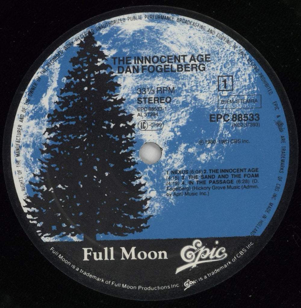 Dan Fogelberg The Innocent Age Dutch 2-LP vinyl record set (Double LP Album) DNF2LTH865737