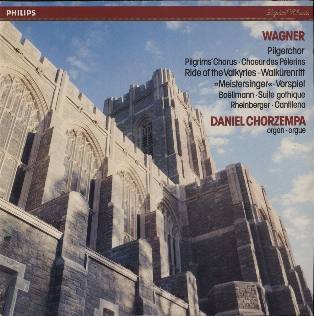 Daniel Chorzempa Wagner, Boellmann, Rheinberger Organ Works Dutch vinyl LP album (LP record) 416159-1